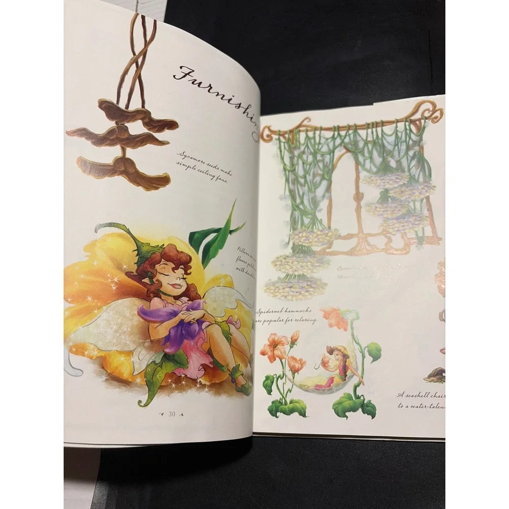 Disney In the Realm of the Never Fairies Pixie Hollow 1st Ed Tinker Bell HC DJ